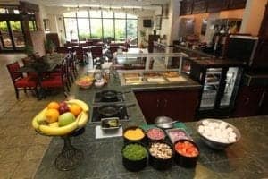 breakfast served at Black Bear Inn & Suites in Gatlinburg TN