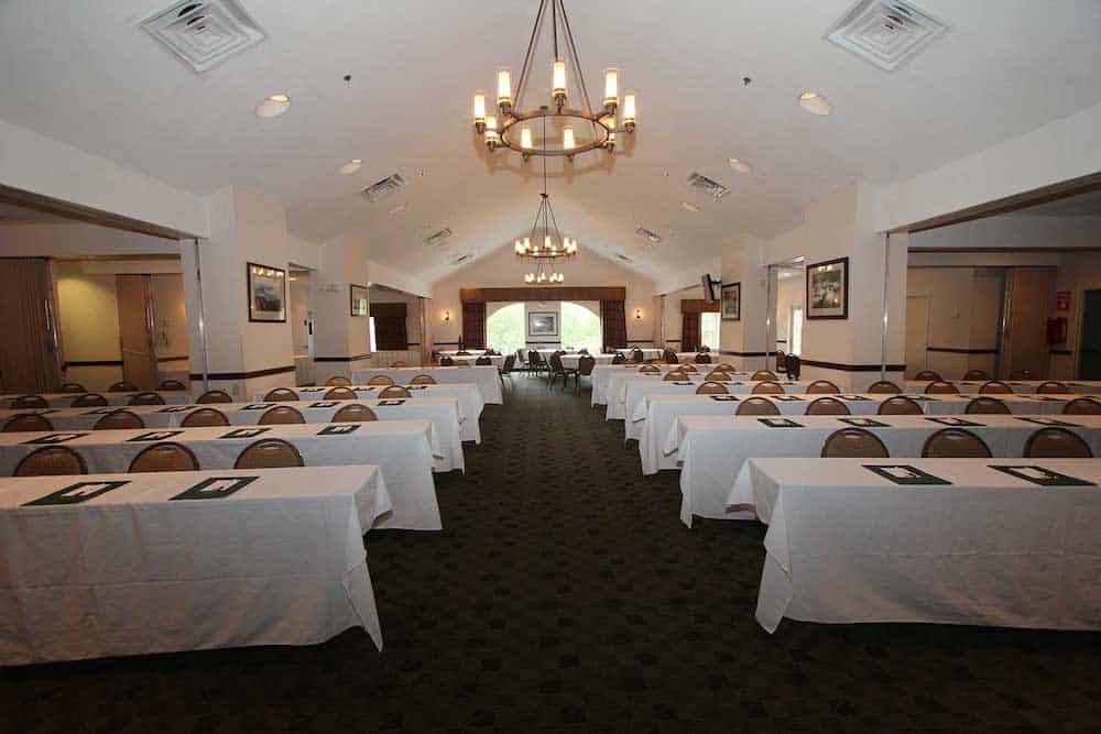 The event space at Black Bear Inn in Gatlinburg
